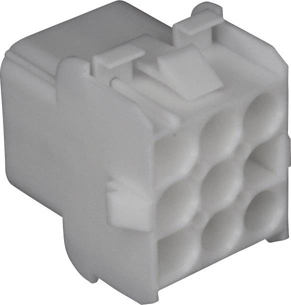 TE Connectivity Socket enclosure - cable Universal-MATE-N-LOK Total number of pins 12 Contact spacing: 6.35 mm 926681-3