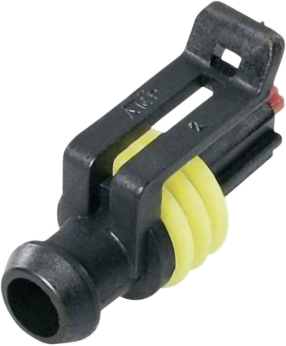 TE Connectivity Socket enclosure - cable AMP-Superseal 1.5mm Series Total number of pins 1 Contact spacing: 6 mm 0-282079-2