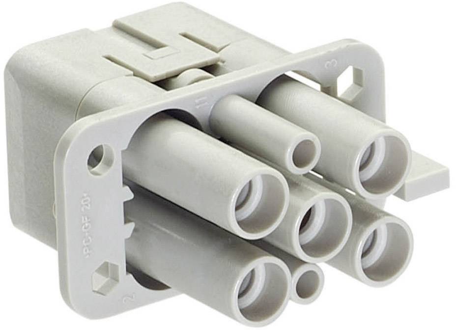 HARTING 09120063141 Socket inset Han® Q 4 + 2 + PE Crimp 1 pc(s)