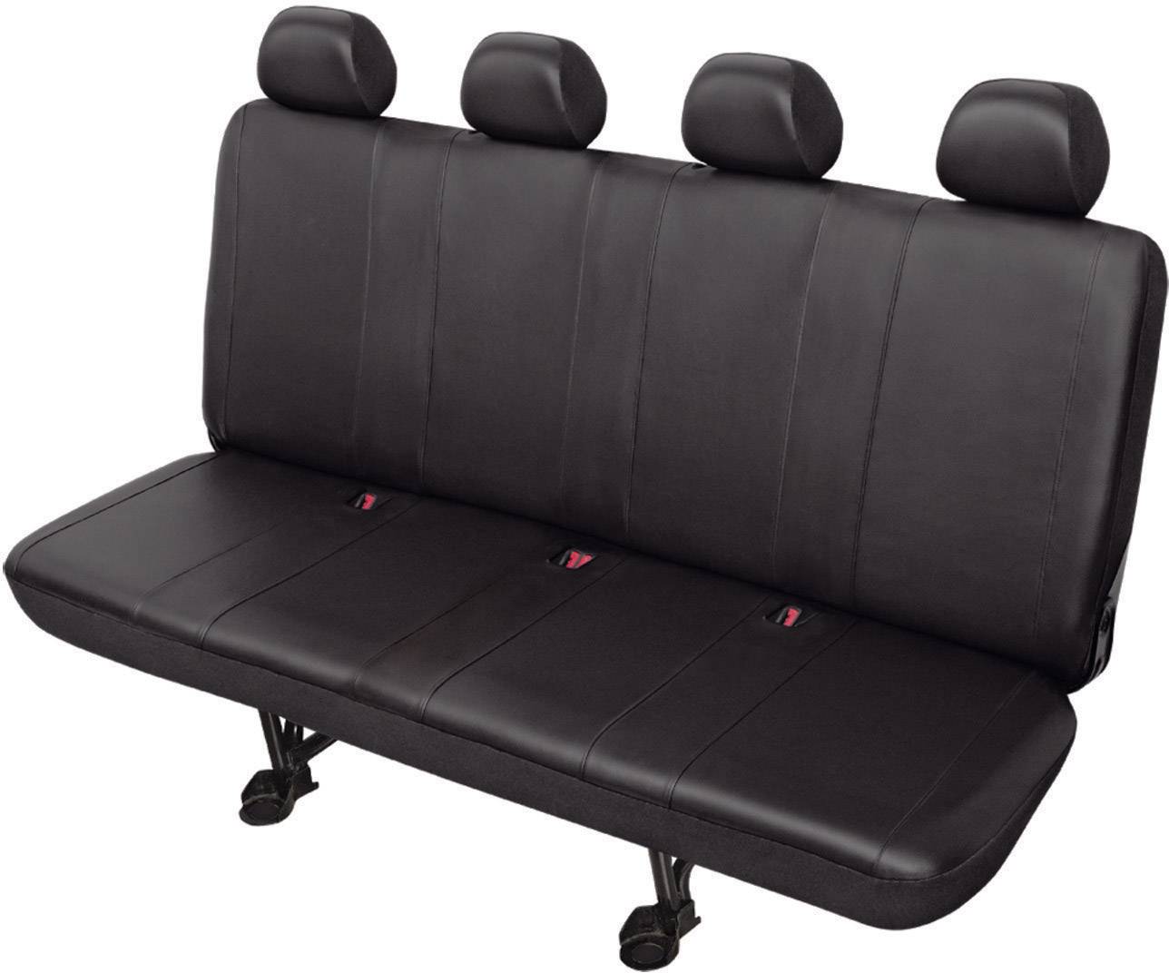 HP Autozubehör 22816 Transporter Seat covers 5-piece Faux leather Black Back seat (4 people)