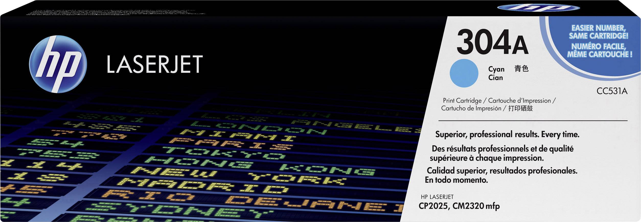 HP Toner 304A Original Cyan 2800 Sides CC531A