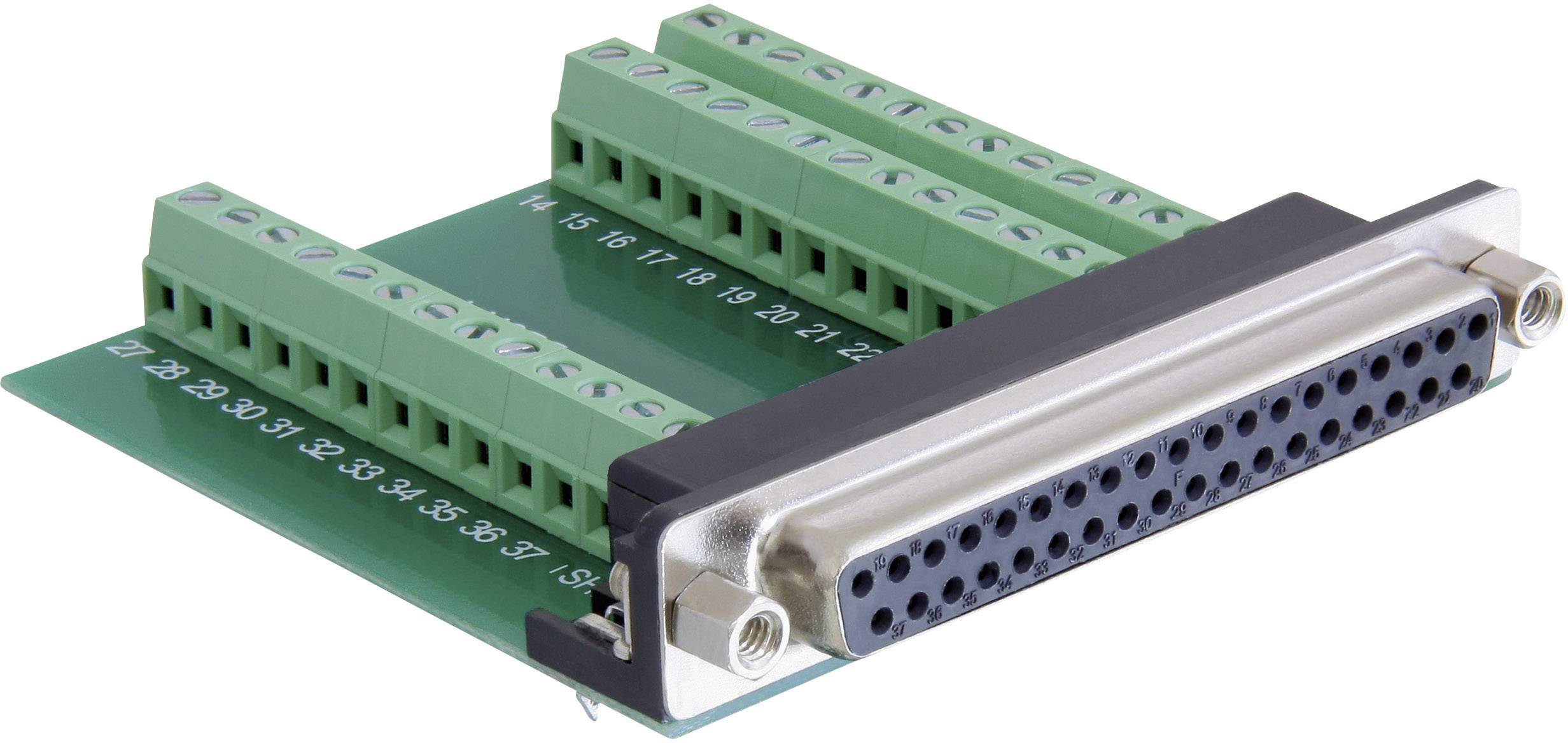 Delock 65319 D-SUB receptacles 180 ° Number of pins: 37, 39 1 pc(s)