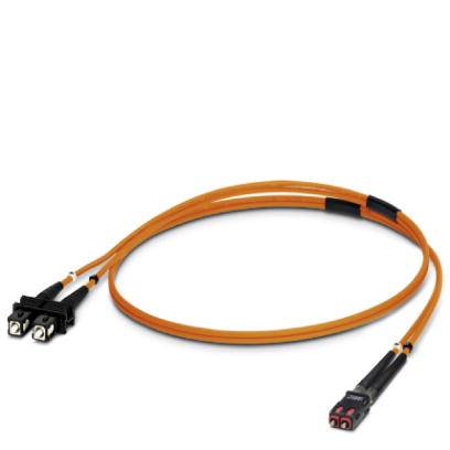 Phoenix Contact 2901813 Fibreglass FO Cable [1x SC plug - 1x SC-RJ plug] 50/125 µ Multimode OM2 2.00 m