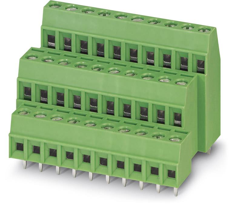 Phoenix Contact 1727793 3-tier terminal 1.00 mm² Number of pins 24 Green 50 pc(s)