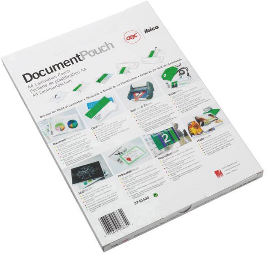 GBC Laminate sheet A4 75 micron glossy 25 pc(s)