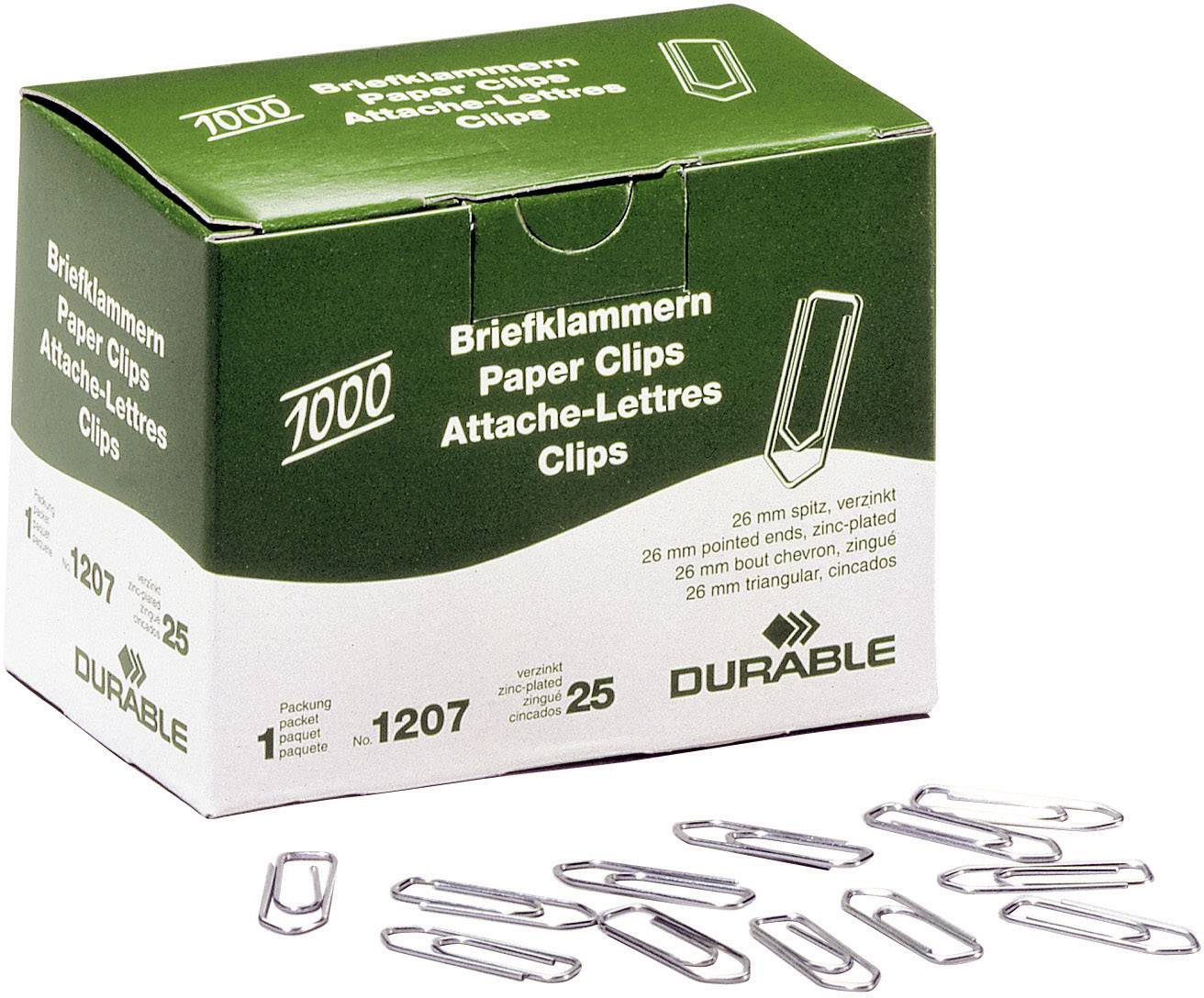 Durable Paper clip 120725 26 mm 1000 pc(s)