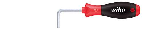 L-shaped Allen key with a black handle and red end, brand name visible on the handle.
