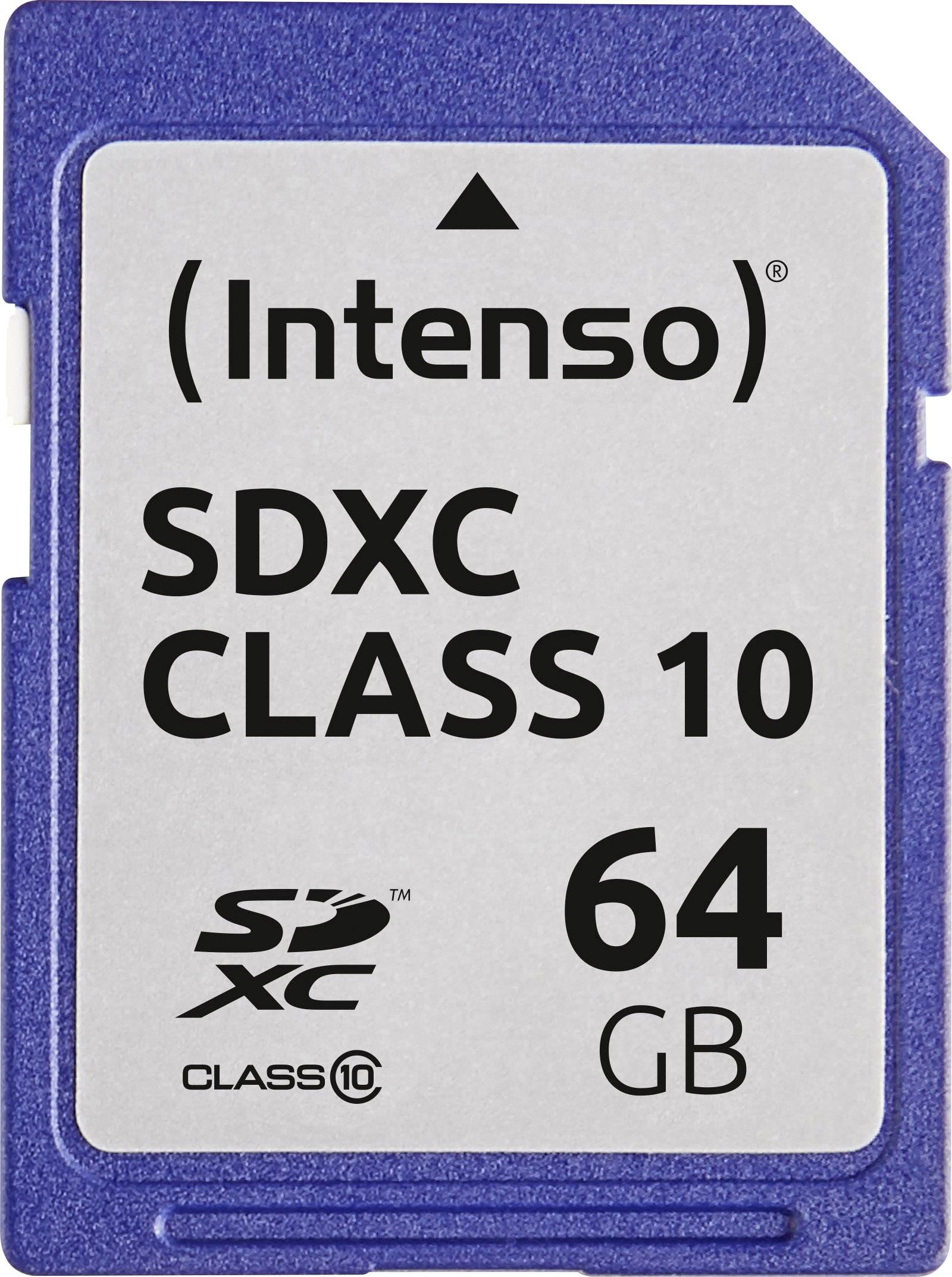 Intenso 3411490 SDXC card 64 GB Class 10