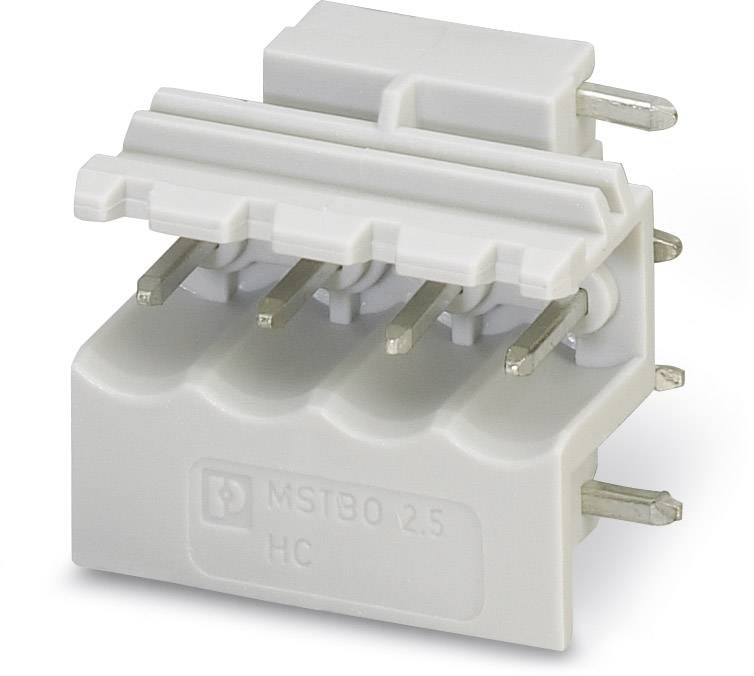 Phoenix Contact Pin housing PCB MSTBO Total number of pins 4 Contact spacing: 5 mm 2907787 200 pc(s)