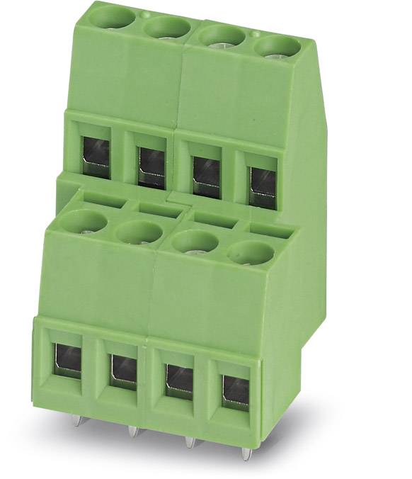 Phoenix Contact 1725038 2-tier terminal 1.50 mm² Number of pins 4 Green 100 pc(s)
