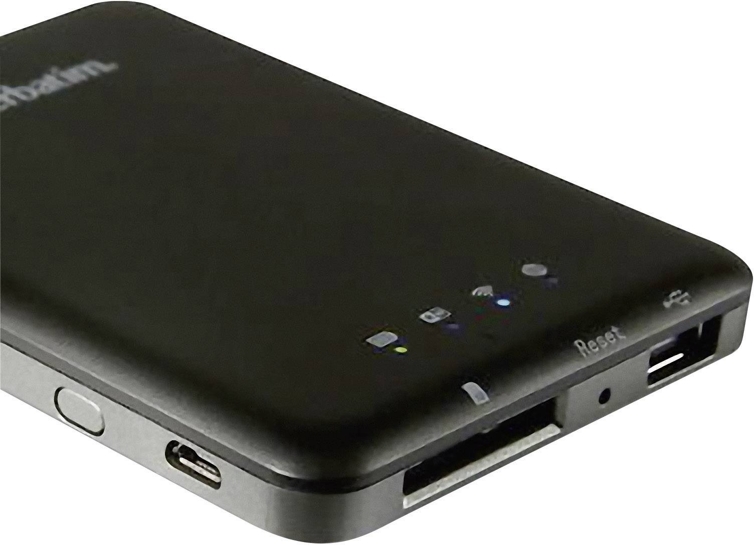 Verbatim MediaShare Wireless Storage Wi-Fi data reader Compatible with: iOS , Android
