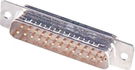 A D-sub connector with 25 pins, typically used for computer networks or serial connections.Note: This translation is already in British English and requires no further modification.
