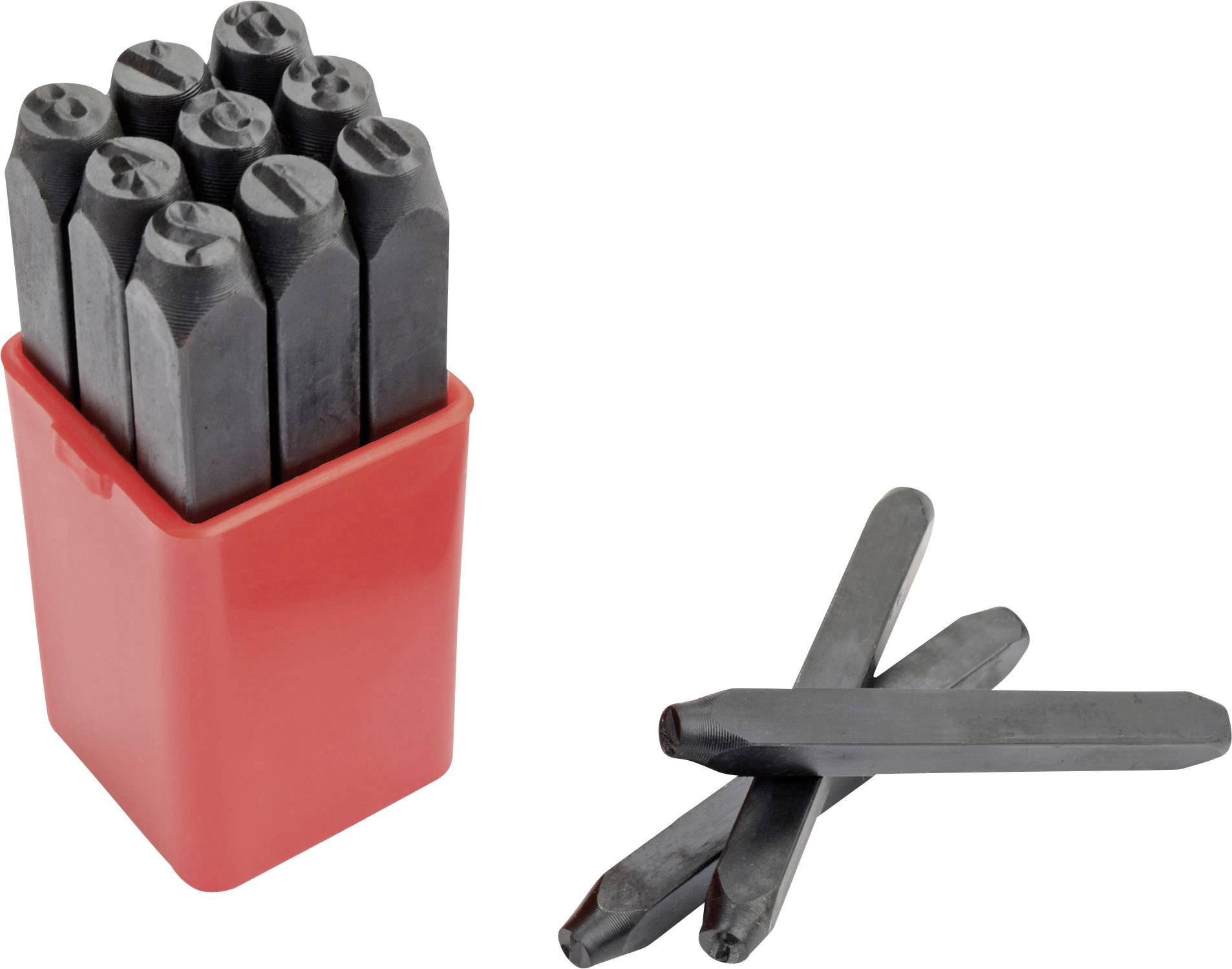 Brüder Mannesmann M 243-Z-3 9-piece Number stamp set Font height: 3 mm