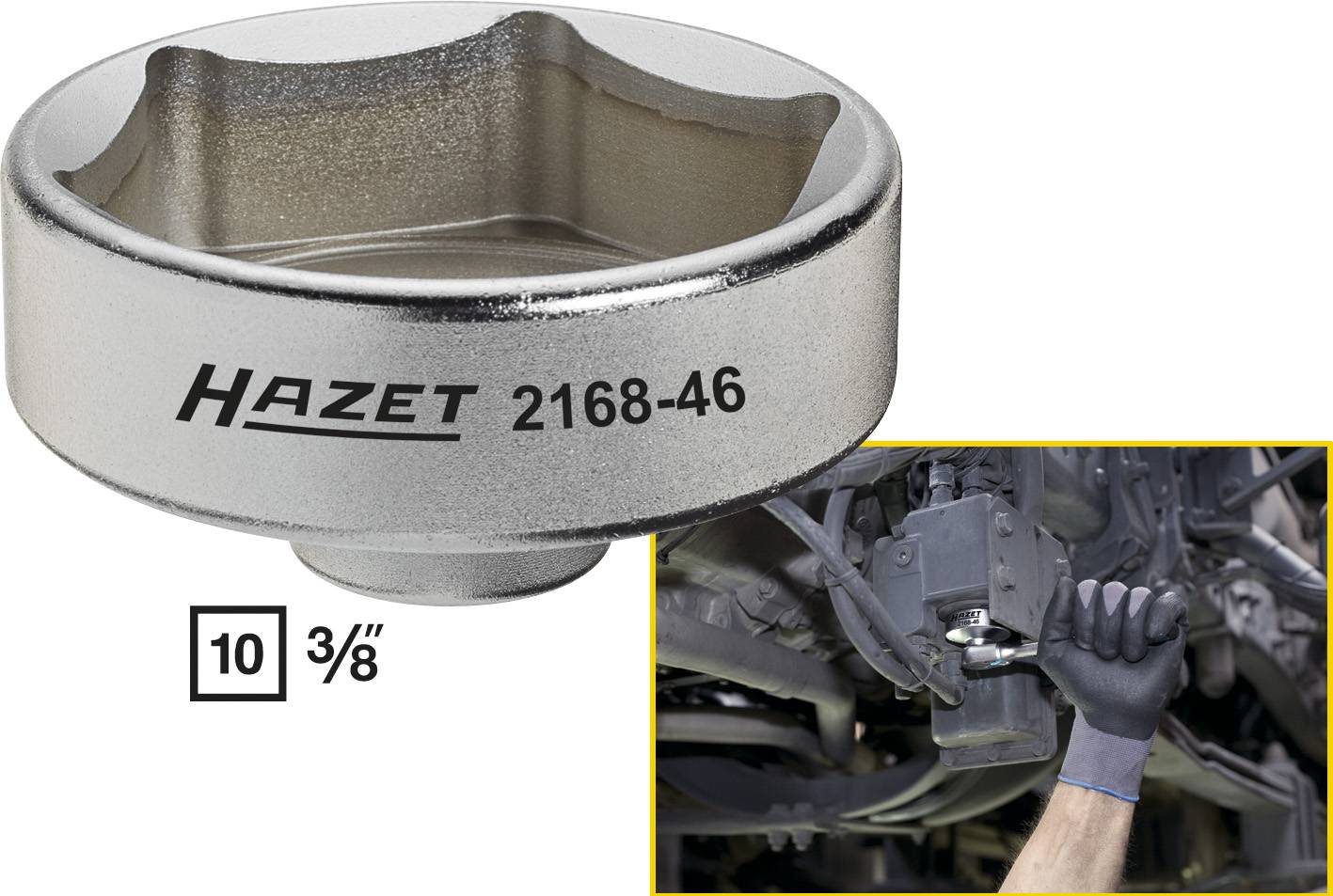 Hazet 2168-46 HAZET Ad-Blue® filter wrench 2168-46