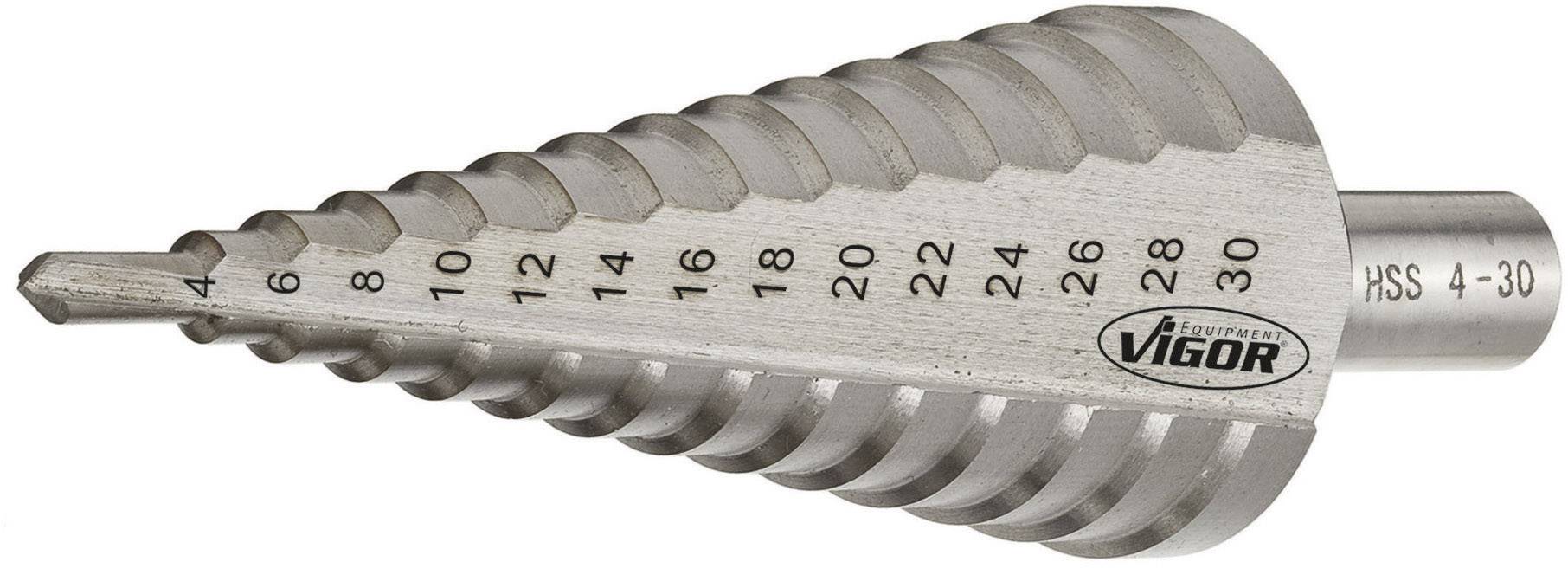 Vigor V2396 HSS Step drill bit Total length 100 mm Cylinder shank 1 pc(s)