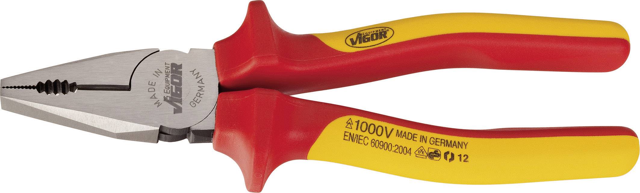 Vigor V2628 VDE Comb pliers 180 mm