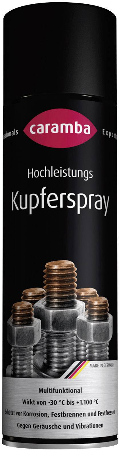 Copper spray can with the inscription 'High Performance Copper Spray', suitable for temperatures from -30°C to +1100°C, protects against corrosion.