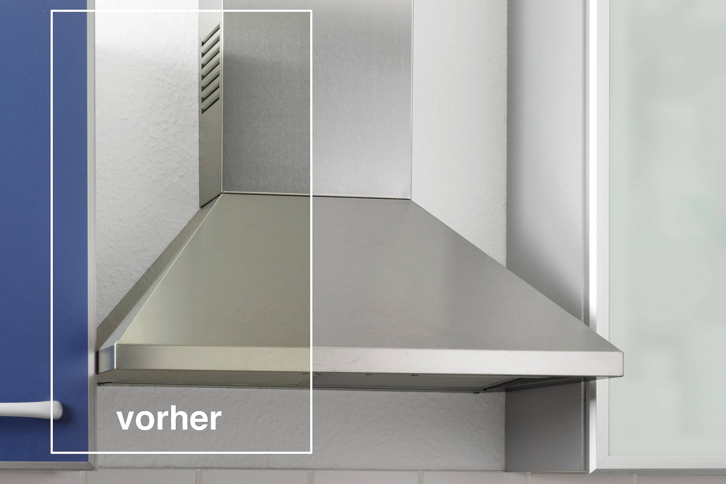 'Cooker hood with the label 