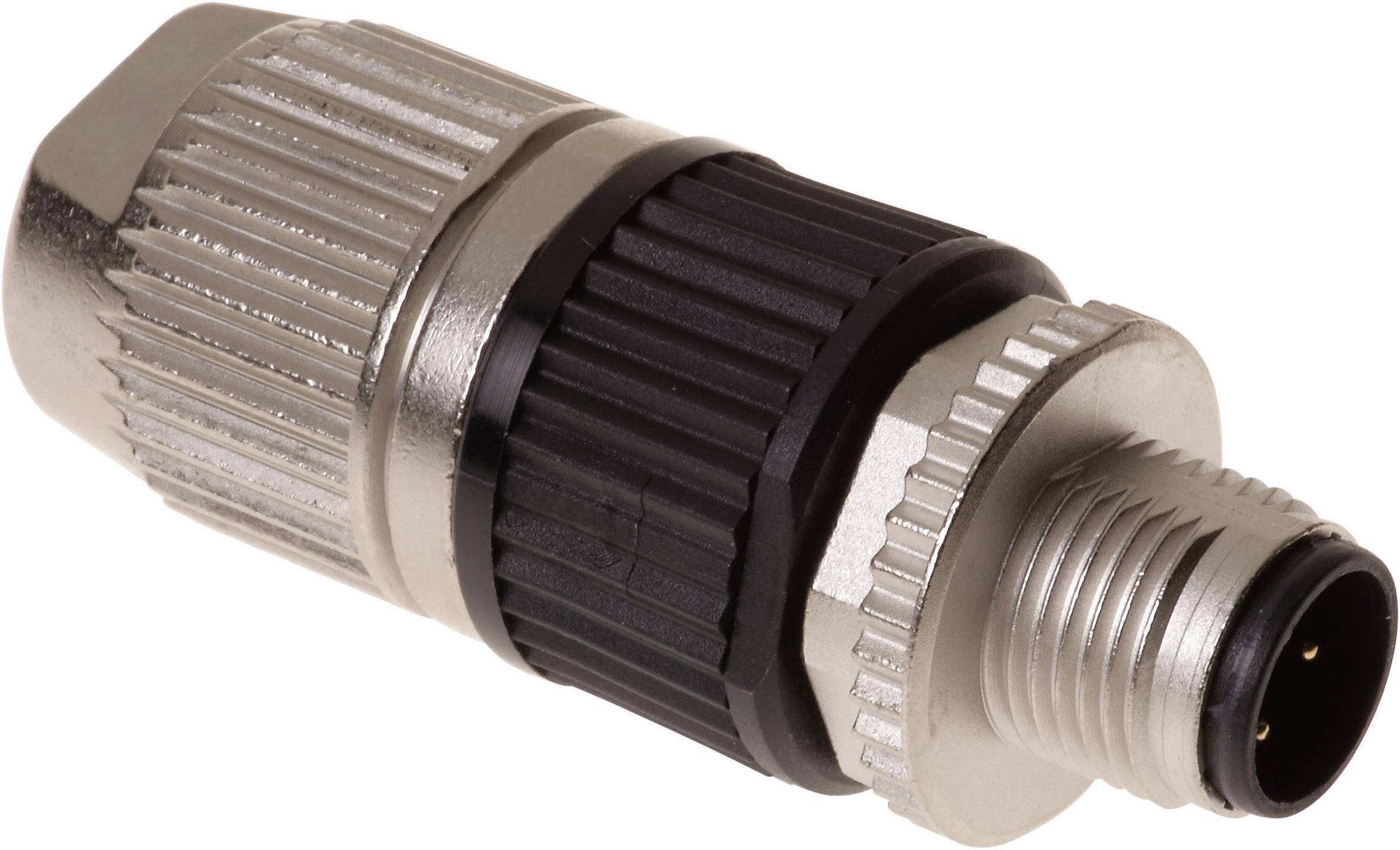 Harting 21032121305 Sensor/actuator connector M12 Plug, straight No. of pins (RJ): 4 1 pc(s)