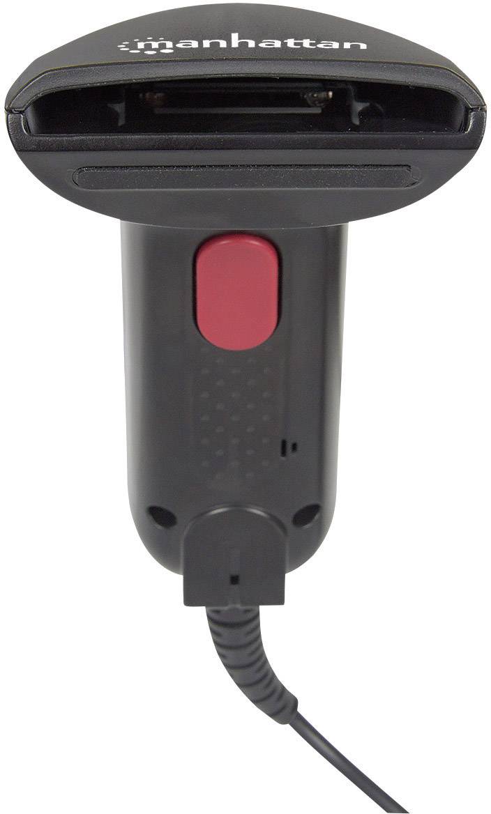 Manhattan 178488 USB-Kit Barcode scanner Corded 1D CCD Black Hand-held USB