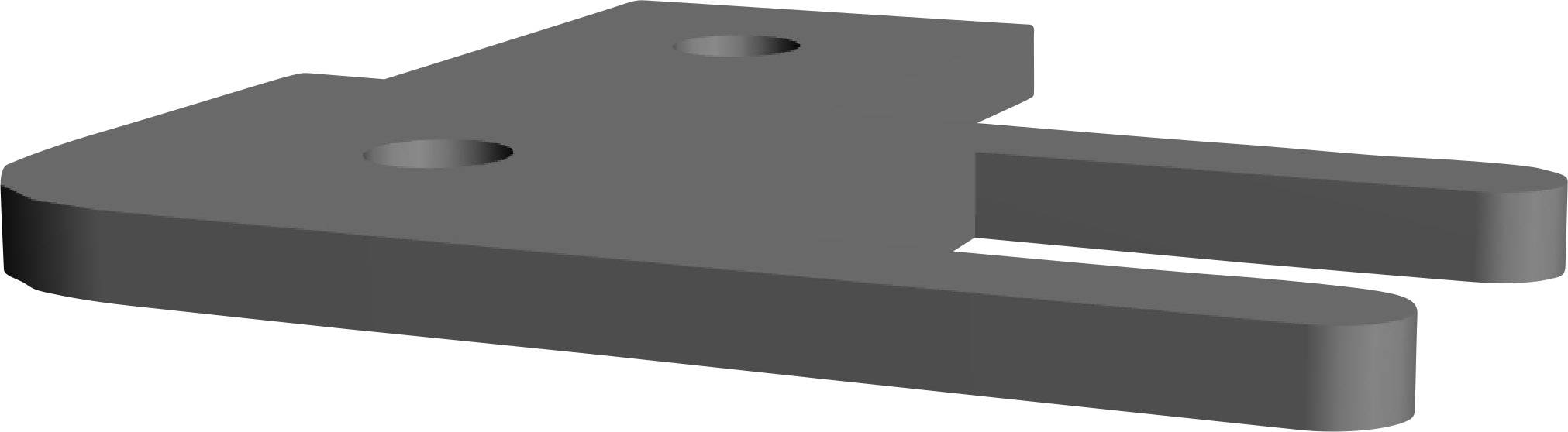 TE Connectivity 1-726389-2 Blade connector PCB-SMD Connector width: 4.8 mm Connector thickness: 0.8 mm 90 ° Not insulated Metal