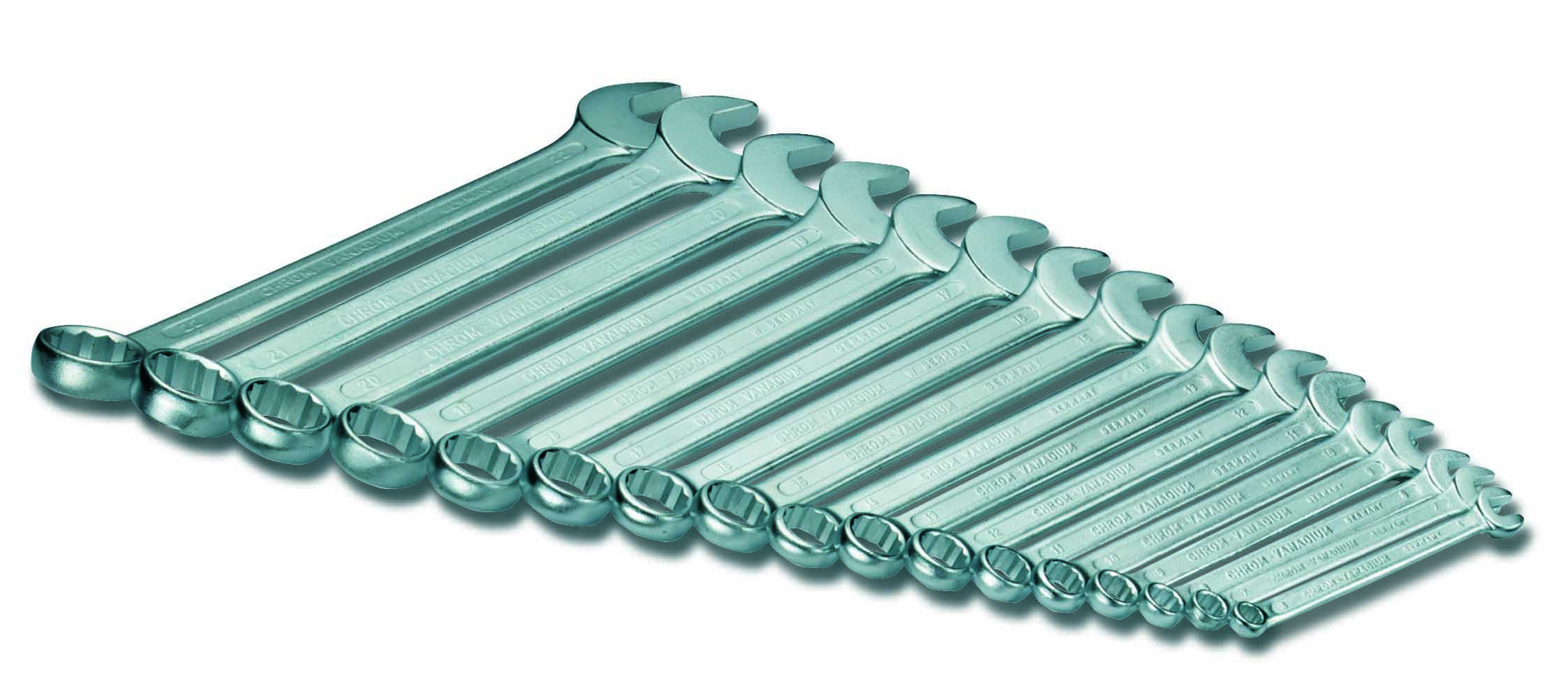 Cimco 112500 Crowfoot wrench set 17-piece Spanner size (metric) 6 - 22 mm