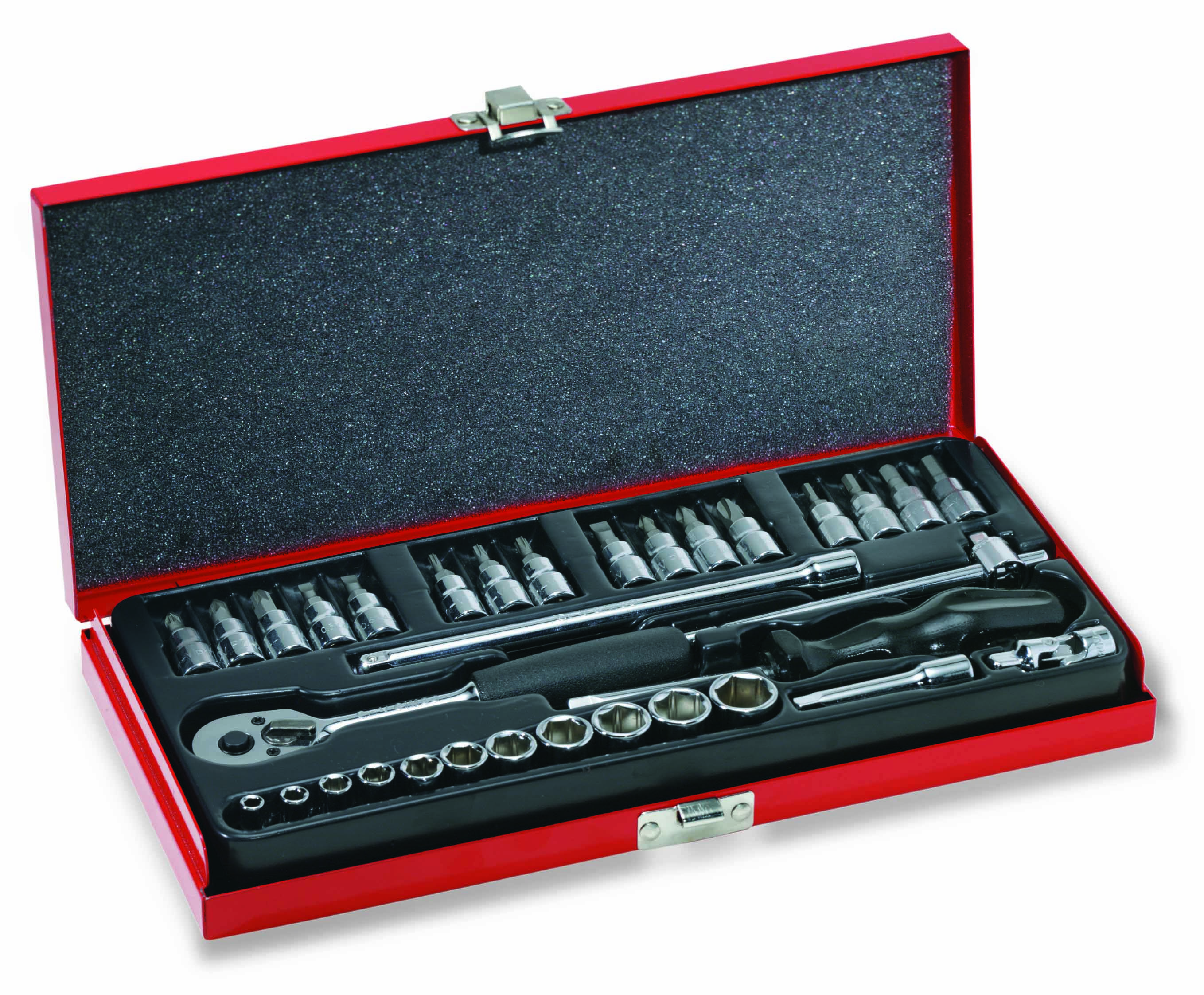 Cimco Bit set Metric 1/4" (6.3 mm) 33-piece 113104