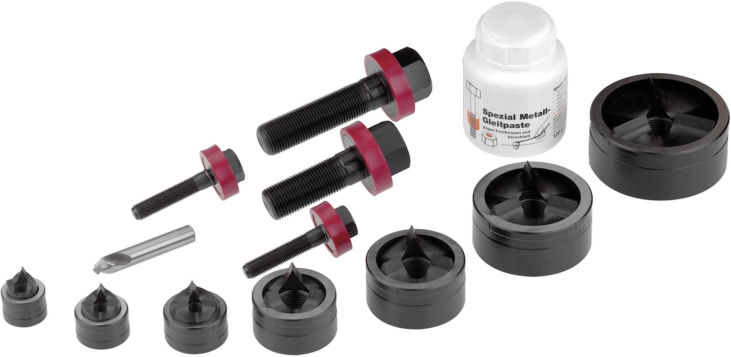 Fixing kit with screws, nuts, sealing washers and a tin of specialist metal paste. Accessory for technical assembly.