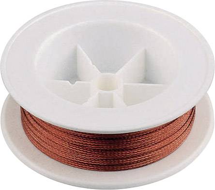 Coil with copper-coloured wire wound around it.