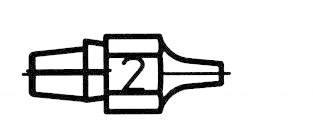 Weller DX 112 Desoldering nozzle Tip size 1 mm Tip length 23 mm Content 1 pc(s)