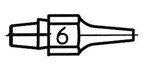 Weller DX 116 Desoldering nozzle Tip size 1.2 mm Tip length 27 mm Content 1 pc(s)
