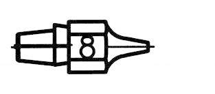 Weller DX 118 Desoldering nozzle Tip size 0.7 mm Tip length 18 mm Content 1 pc(s)