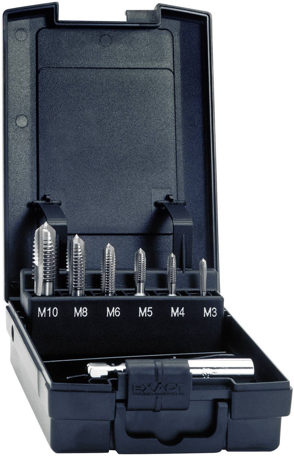Exact 05937 Tapping head 7-piece metric M3, M4, M5, M6, M8, M10 Right hand cutting DIN 3126 HSS 1 Set