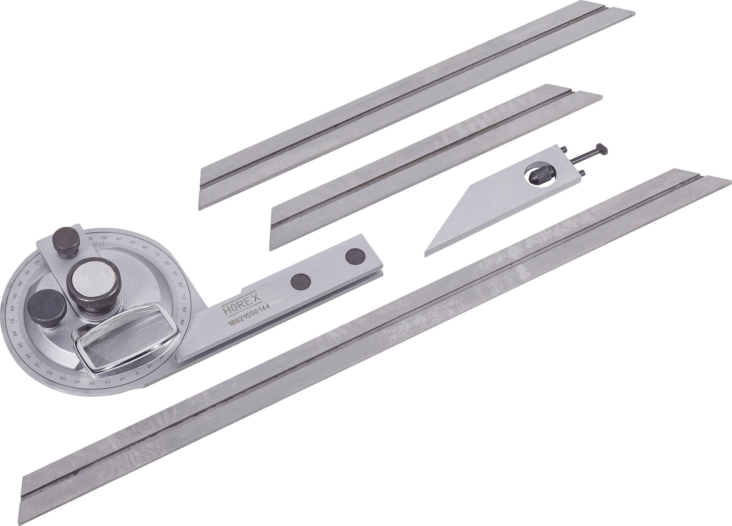 Horex 2410522 Goniometer set 5-piece set 180 °