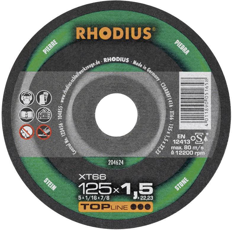 Rhodius XT 66 204624 Cutting disc (straight) 125 mm Stone