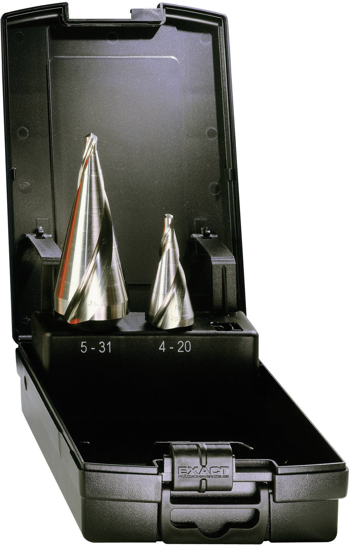 Exact 05281 HSS Quick-helix drill bit set 2-piece Triangular shank 1 Set