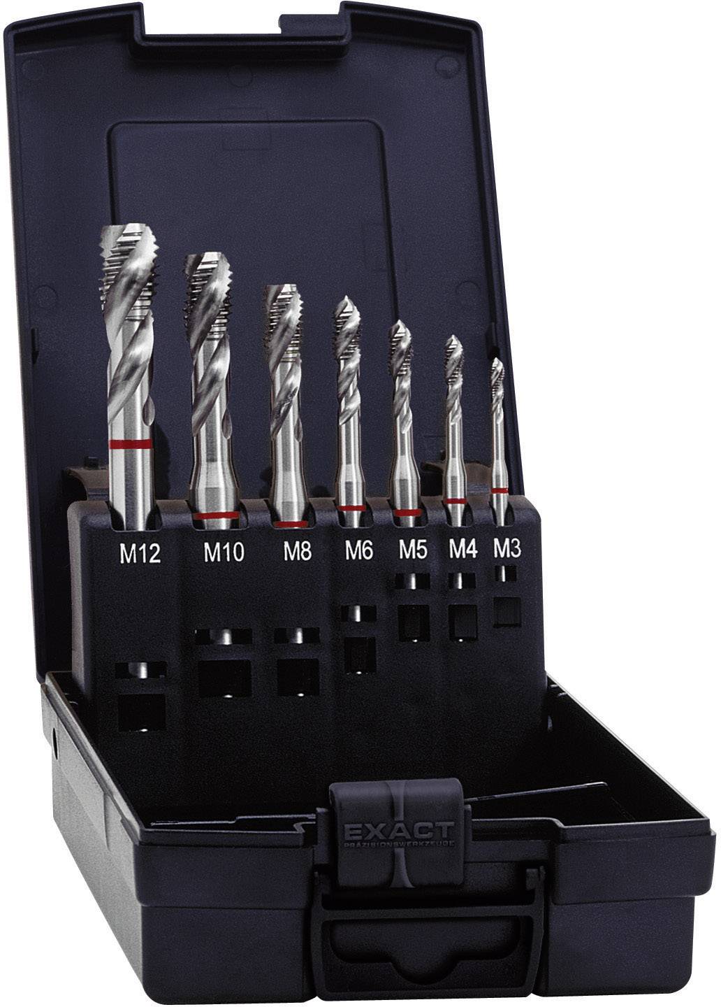 Exact 43694 CNC tap set 7-piece metric Right hand cutting DIN 371 HSS-E Shape C 1 Set