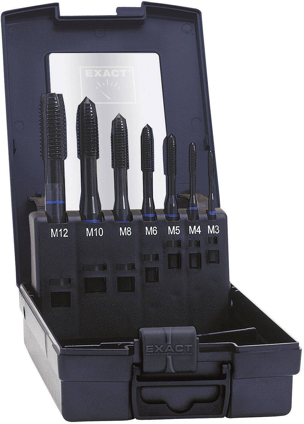 Exact 42305 CNC tap set 7-piece metric Right hand cutting DIN 371 HSS-E Shape B 1 Set