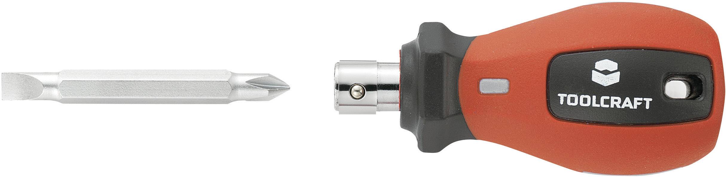 TOOLCRAFT Workshop 8 in 1 Screwdriver with double ended bit