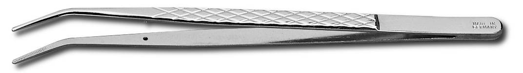 Donau Elektronik PZ8 Precision tweezers Blunt, curved 160 mm