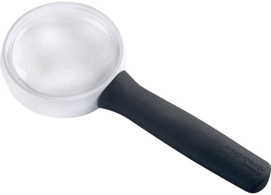 Eschenbach 266860 Handheld magnifier Magnification: 3.8 x Lens size: (Ø) 60 mm Black