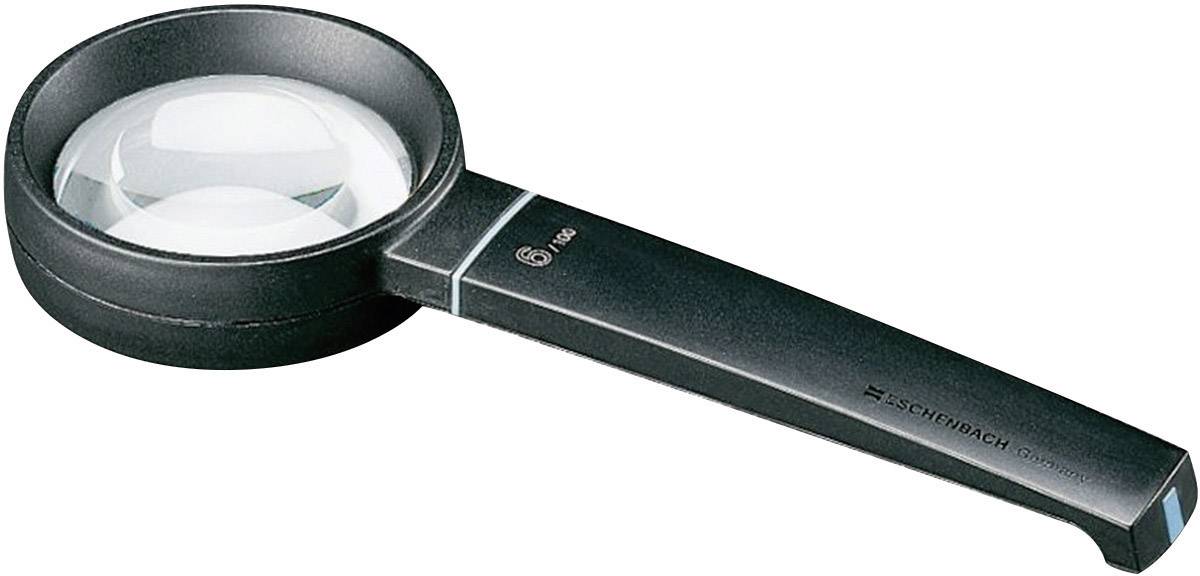 Eschenbach 265550 Handheld magnifier Magnification: 6 x Lens size: (Ø) 50 mm Black