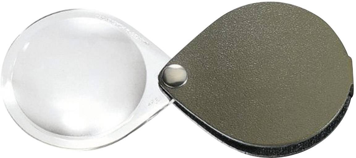 Eschenbach 1740260 Leather folding hand magnifier Magnification: 3.5 x Lens size: (Ø) 60 mm Green