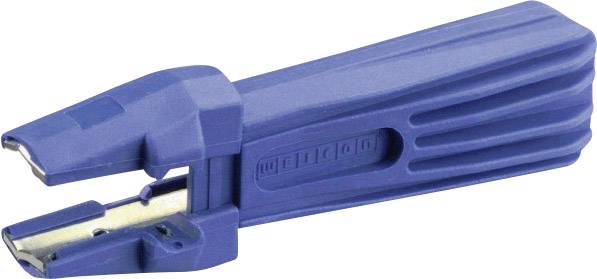 Blue cable stripper, suitable for removing insulation. Handy and ergonomically shaped.