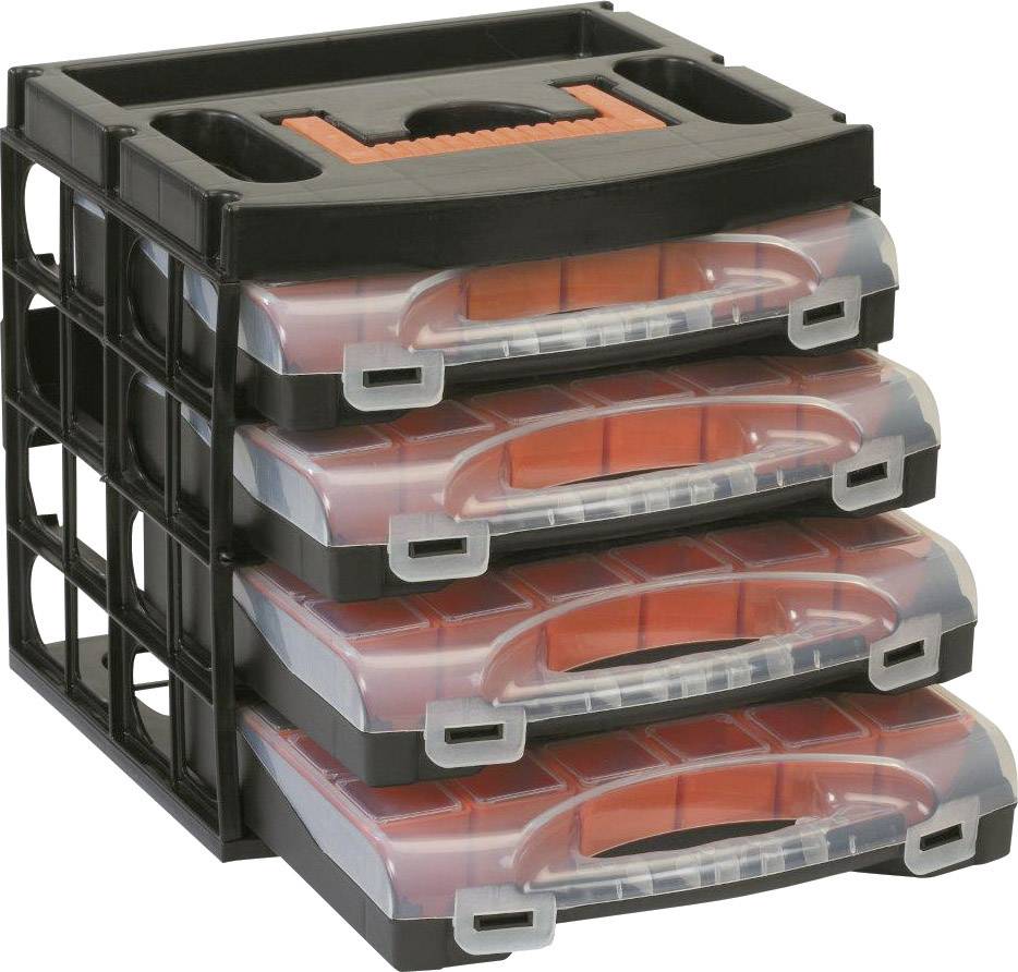 Alutec Assortment case set (L x W x H) 322 x 279 x 297 mm No. of compartments: 16 variable compartments Content 1 pc(s)