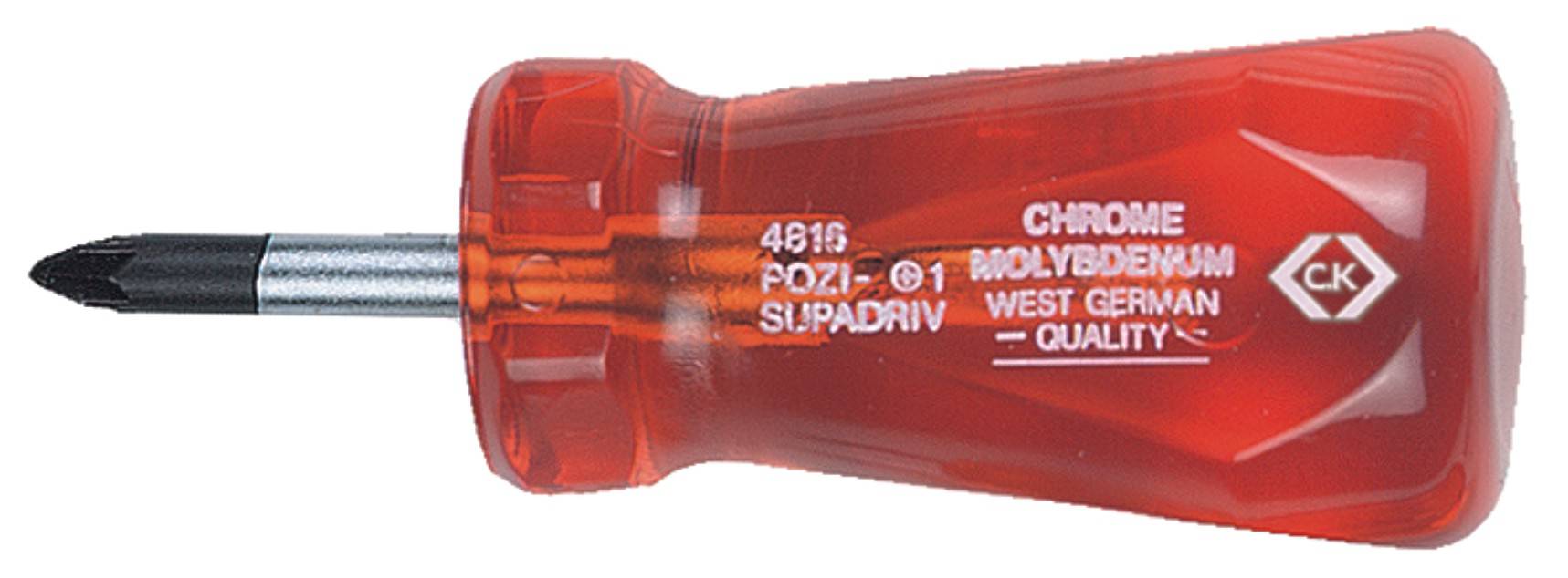 C.K T4816 1 Workshop Phillips screwdriver PZ 1 Blade length: 25 mm DIN ISO 8764