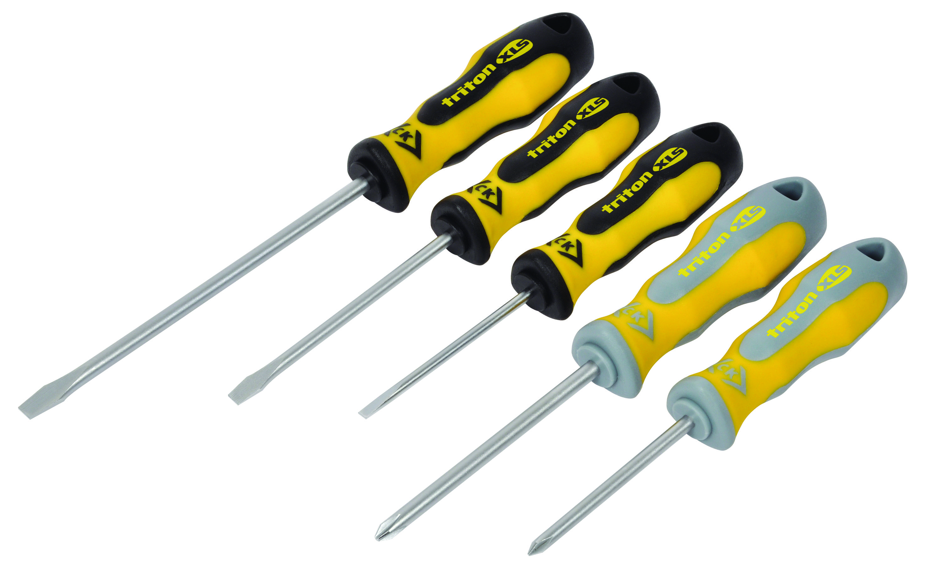 C.K Triton XLS Workshop Screwdriver set 5-piece Slot, Phillips