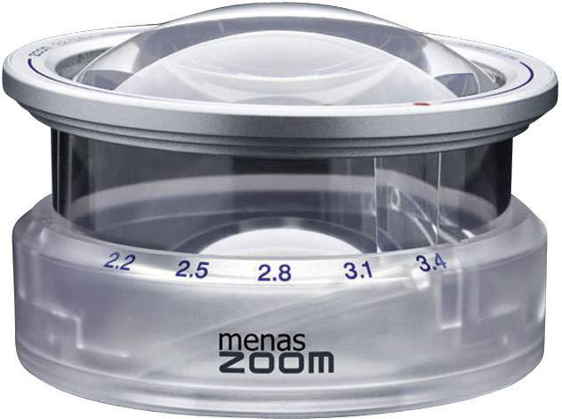 Eschenbach 14388 MENAS ZOOM Handheld magnifier Magnification: 3.4 x Lens size: (Ø) 65 mm