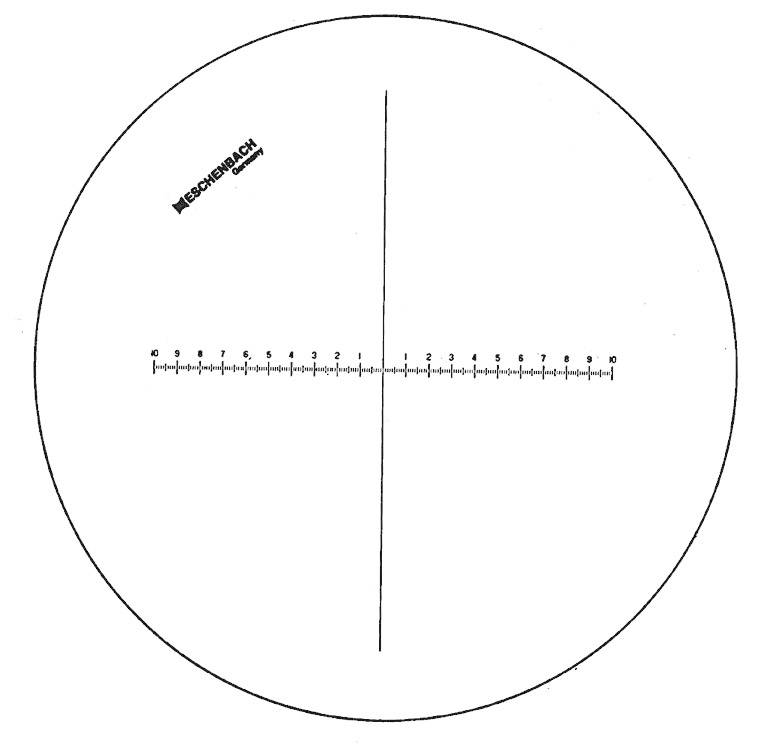 Eschenbach 115201 Graduation Lens size: (Ø) 23 mm