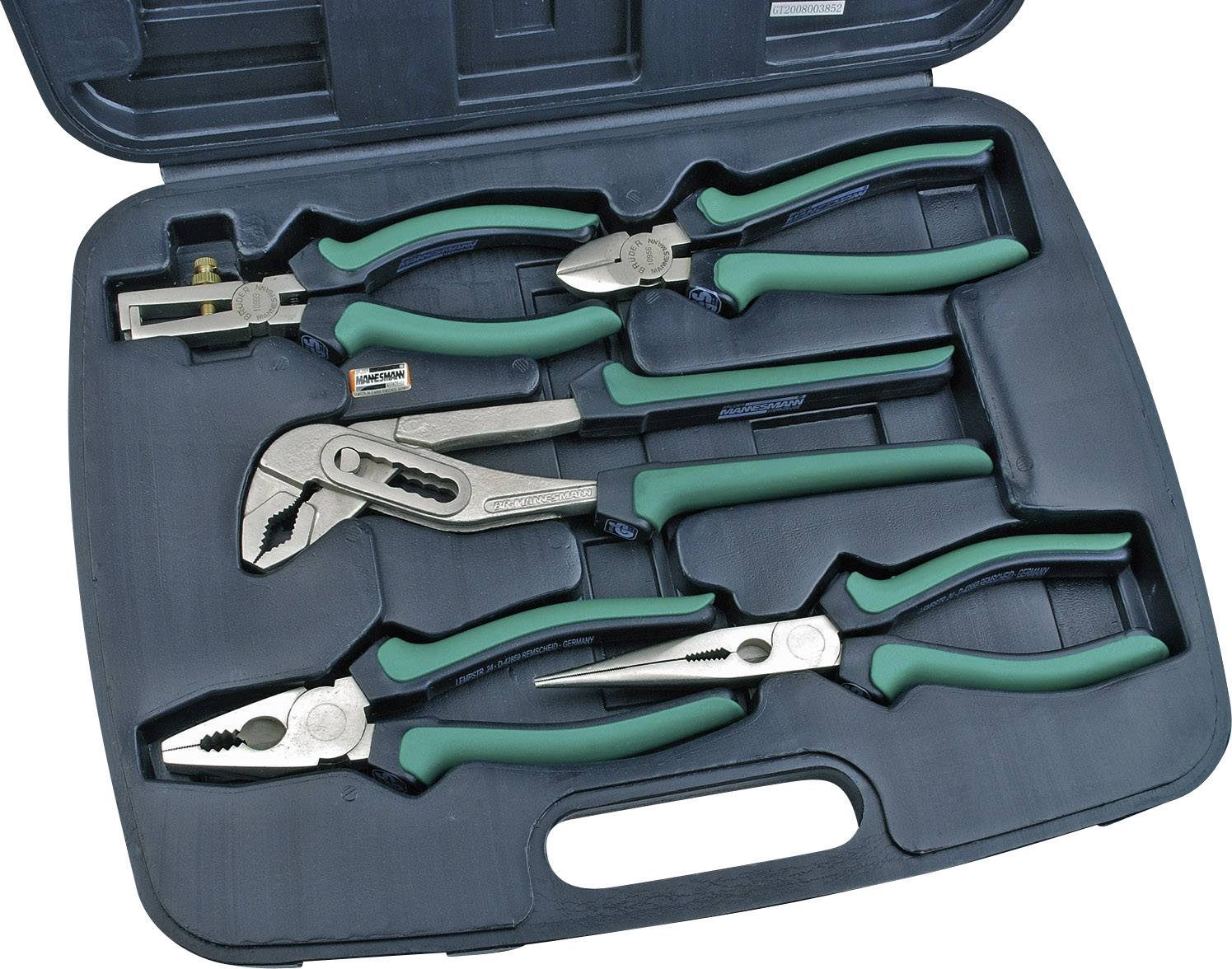 Brüder Mannesmann M10996, 5 Piece Professional Pliers Set